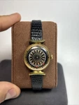 Vintage Ernest Borel Gold Plated Round Kaleidoscope Cocktail Watch Runs Read. Fixed Price $299.00.