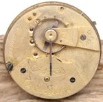1853 The New Haven Pocket Watch Movement 1989450 45.4MM (FK2). Fixed Price $49.95.