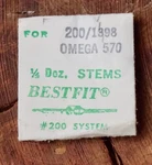 1950S/60S Vintage Omega Seamaster Watch 570 571 Winding Stem Part Bestfit Swiss. Fixed Price $24.99.