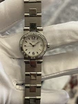 Movado Vizio S-steel Black Dial Diamond Bezel 24MM Women's Watch Swiss Made. Fixed Price $500.00.
