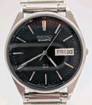 Vintage Seiko Quartz Sq Date Silvertone 8123- 800H Works. Fixed Price $170.00.