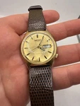 Vintage 1970S Seiko 6309-8679 Gold Tone 17J Automatic Men's Watch. Fixed Price $150.00.