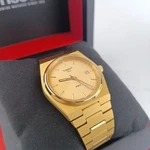 Tissot Prx Champagne/gold Stainless Steel Men's 40MM Watch T137.410.33.021.00. Fixed Price $262.00.