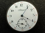 Vintage 12 Size Henry Sandoz Admiral Openface Pocket Watch Movement -not Running. Fixed Price $75.00.