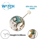 Eta 951.121 Rado-swiss Movement-white French Day/date Disk 3-3 HANDS-H:6.38MM. Fixed Price $134.99.