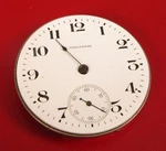 Antique American Waltham 15 Jewel Pocket Watch Movement Nice Porcelain Dial !!. Fixed Price $43.20.
