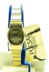 Rare Vintage Pulsar Quartz Ladies Dress Watch V233-5060 Japan Sept 1995 Nos. Fixed Price $170.13.
