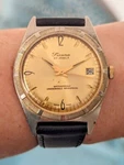 Gents 1960S Swiss Gp Sicura 23 Jewels Eb 8021N Date Watch Serviced. Fixed Price $201.69.