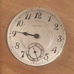 Waltham 16S Pocket Watch Movement Metal Dial S/n 23087250. Fixed Price $24.99.
