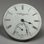 1904 Elgin Pocket Watch Movement Dial Hands Grade 296 Parts Repair. Fixed Price $80.00.