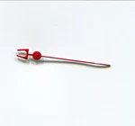Bulova Accutron Fork Style Sweep Hand Shiny Red Color 214 Movement Only. Fixed Price $25.00.