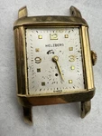 Vintage Men Helzberg Mechanical Wrist Watch For Repair Gf No Crystal 166. Fixed Price $39.00.