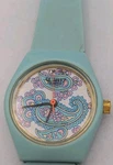 Vintage Paisley Watch Herald Ltd Japan Hong Kong. Fixed Price $25.00.