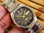 Mint Vintage Automatic Citizen Watch 8200 Gents Black Dial Facet Crystal 71-1659. Fixed Price $135.00.