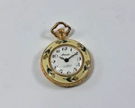 Arnex 17 Jewel Swiss Pendant Watch Floral Enamel Case Incabloc Runs Well. Fixed Price $39.99.