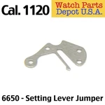 Rolex Caliber 1120-6650 Setting Lever Jumper, Swiss Made Replacement Parts. Fixed Price $74.95.