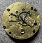 1881 Illinois 18S 11J Grade 2 Kw Ls Pocket Watch Movement & Dial. Fixed Price $40.00.