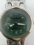 Andre Monique Quartz Watch Wave Dial Stainless Steel Band. Fixed Price $7.46.