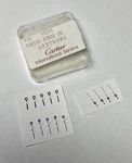 Genuine Nos Cartier 616 Set Of Blue Hands, Santos Ronde Gm 10370381. Fixed Price $65.00.