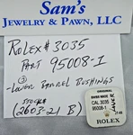 Oem Genuine Rolex-lower Barrel Bushing=factory Sealed=caliber 3035 Part 95008-1. Fixed Price $99.95.