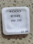 Esa - Eta 958.332 Part 4000 Circuit Original Vintage Swiss Quartz Nos. Fixed Price $54.90.