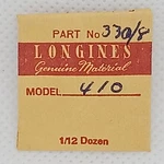 Longines Cal. 410 330/8 Lower Cap Jewel. Fixed Price $25.00.
