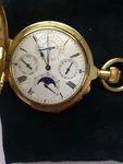 1879 Charles Frodsham 18K Perpetual Calendar, Minute Repeater, Moon Pocket Watch. Fixed Price $49900.00.