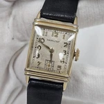 Hamilton Men Vintage Model 982 Gold Filled 19 Jewel Mechanical Wristwatch. Fixed Price $250.00.