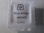 Eta 2890 705 Escape Wheel, New Sealed (127652). Fixed Price $30.00.
