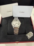 Cartier Ronde Stainless Steel Watch WSRN0034 36MM. Fixed Price $3200.00.
