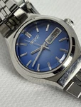 Seiko 2906-0120 Vintage Hi-beat 21 Jewels Blue Dial Automatic Day Date Japan. Fixed Price $93.00.