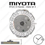 Genuine Miyota 4T13 Movement Japan Hands, Date. Fixed Price $22.95.