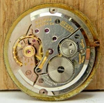 Ventage 1962 Bulova 11AFC 17 Jewel Men's Wrist Watch Movement With Dial And Stem. Fixed Price $39.00.