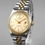 Elgin Vintage Day-date Quartz FKA125 Men's Watch 35MM New Battery. Fixed Price $149.00.
