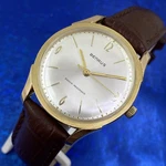 Vintage 1960S Man Benrus Shock-absorber Stunning Silver Dial Serviced Warranty. Fixed Price $395.00.