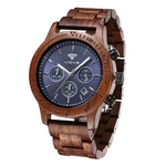 Men's Wooden Watch, 100% Natural Japanese Quartz Movement With Da.... Fixed Price $67.81.