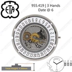 Genuine Eta 955.419 Watch Movement Swiss 3 Hands, Date 6. Fixed Price $97.75.