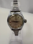 Vintage Womens Waltham 17 Jewels Stainless Steel Wristwatch Cream Dial Automatic. Fixed Price $100.00.