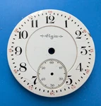 Vintage 18 Size Elgin Pocket Watch Double Sunk Porcelain Dial. Fixed Price $30.00.