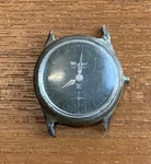 Wyler Incaflex Men Watch 1023H 2603 Round Chrome Stainless Case Grey Dial. Fixed Price $19.95.
