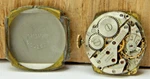 Vintage Parker 17 Jewel 10TS45JC W.d Long Wrist Watch Movement With Case Back. Fixed Price $39.00.
