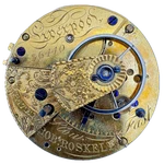 Antique 47MM Robert Roskell "date" Key Wind Verge Fusee Pocket Watch Movement. Fixed Price $158.20.