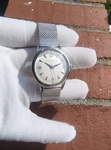 Rare Vintage Girard-perregaux Sea Hawk Automatic Stainless St. Swiss Mens Watch. Fixed Price $425.00.