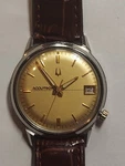 Bulova Accutron Watch 218D Calendar Beautiful Quartz Mens U.s.a.. Fixed Price $392.00.