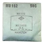 Suc MU152 MU242H Watch Crystal 16.8 Nos Part Hamilton - Same As: MT352. Fixed Price $12.99.