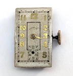 Vintage Franklin Gotham Watch Ugjn 7J Deco 15MM Movement Parts Or Repair. Fixed Price $22.00.