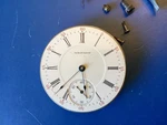 Waltham P.s. Bartlett 16S 17J Pocket Watch Movement 2X Sunk Perfect Dial. Fixed Price $27.50.