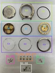 Breitling 38MM B53011 Parts Case Movement Pusher Bezel Screw 18K Gold Rider Tab. Fixed Price $15.00.
