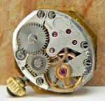 Vintage Movado Zenith 16.5 17 Jewel Ladies Wrist Watch Movement W/ Dial & Crown. Fixed Price $59.00.