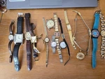 Lot Of 17 Watches Elgin Seiko Belair Etc Parts Or Repair 1911 Sterling Pocket. Fixed Price $74.99.